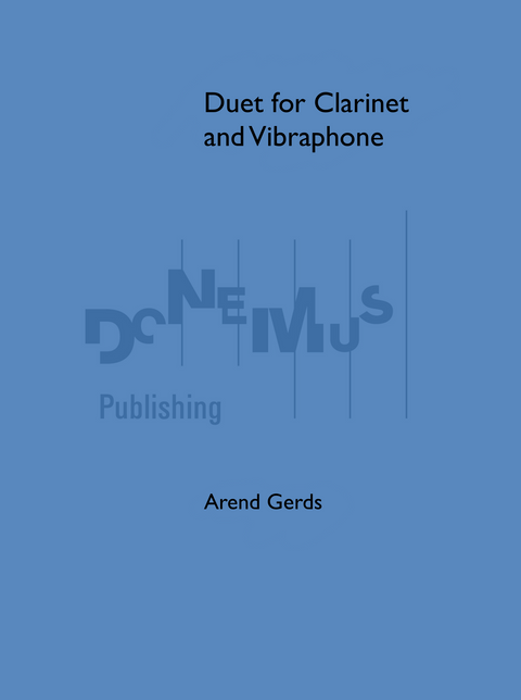 Duet for Clarinet and Vibraphone (Clarinet and vibraphone)